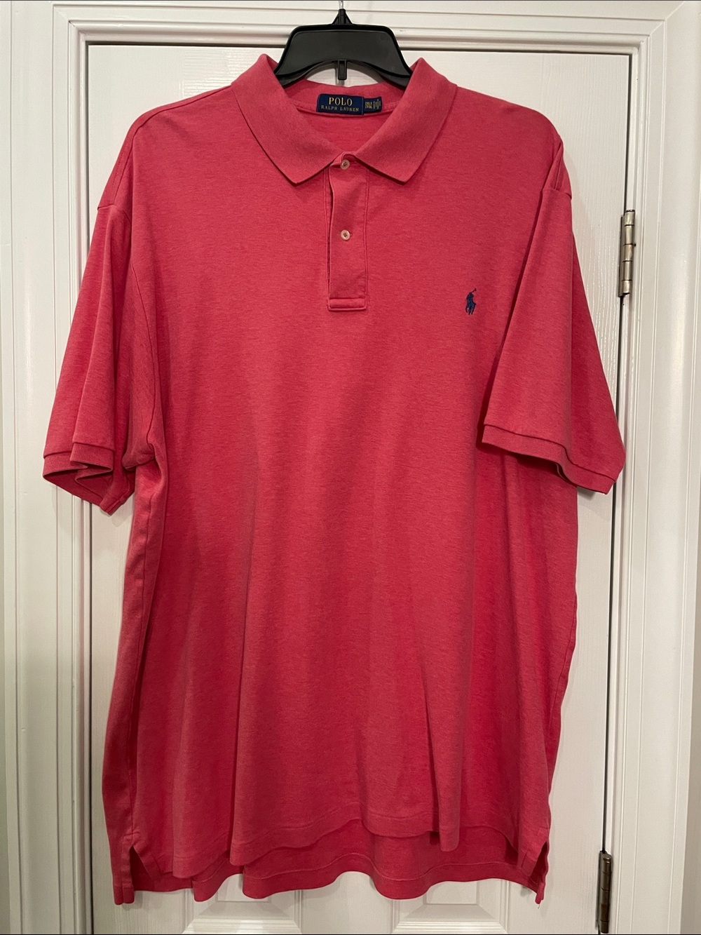Polo by Ralph Lauren Coral-Red Short Sleeve Polo